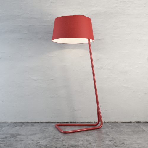 Red Floor Lamp 3D Model