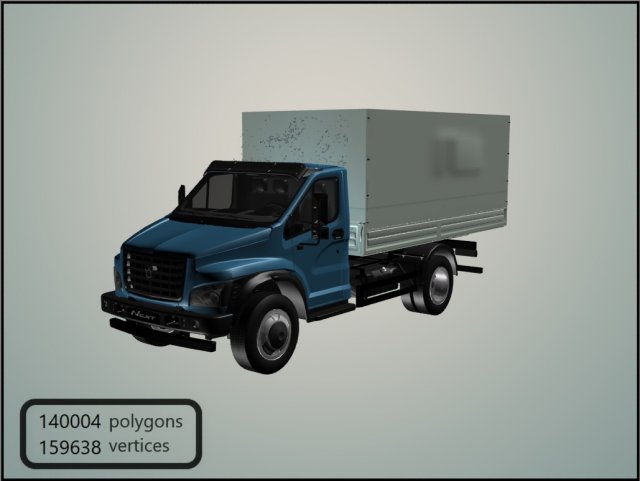 GAZon Next 2014 Truck 3D Model