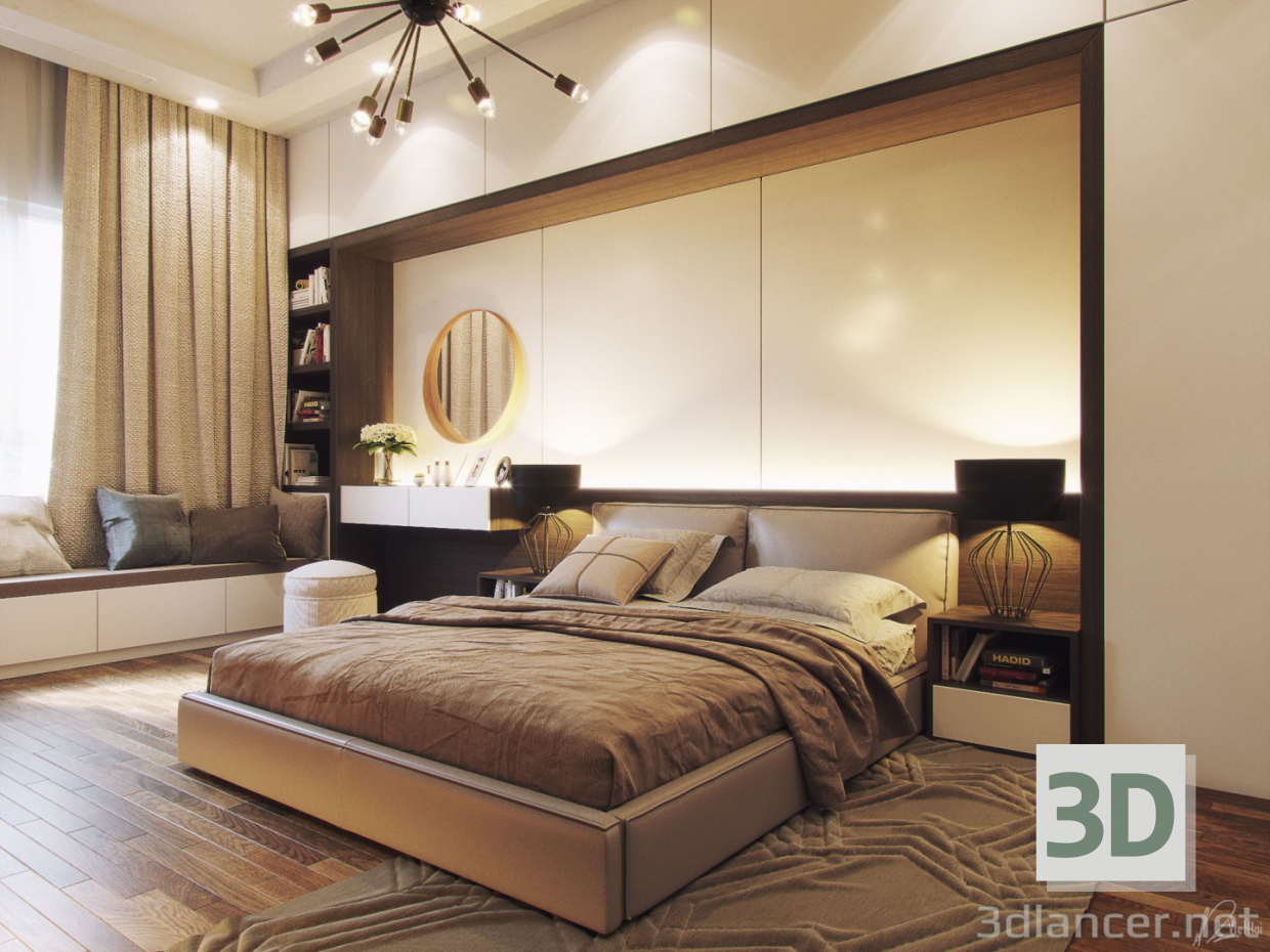 3D-Model 
Bed