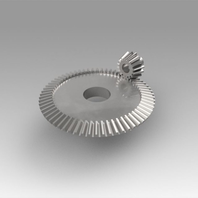 Pinion conical 3D Model