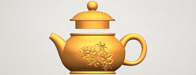 Tea Pot 03 3D Model