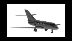 Privat airplane Cessna Citation 3D Model