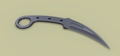 ZU Bladeworx Punisher Karambit knife 3D Model