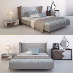 Bedroom set 3D Model