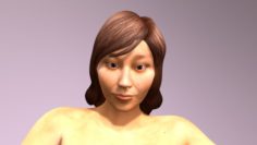 Nude woman 05 3D Model