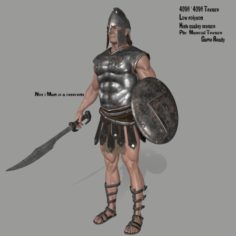 Gladiator set 3D Model
