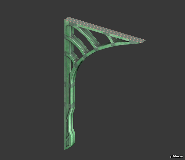 Metal Bridge 3D Model