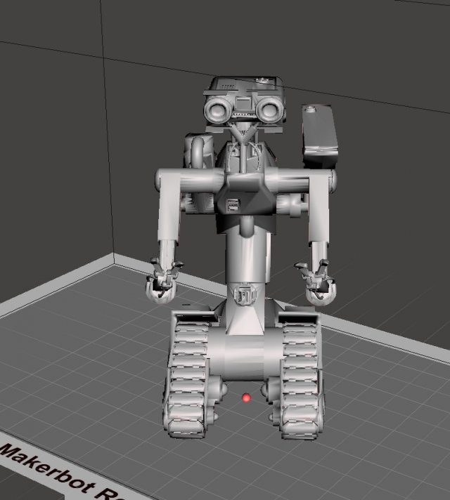 JOHNNY 5 SHORT CIRCUIT CUSTOM 3D Model