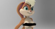 Lola Nude Model 3D Model