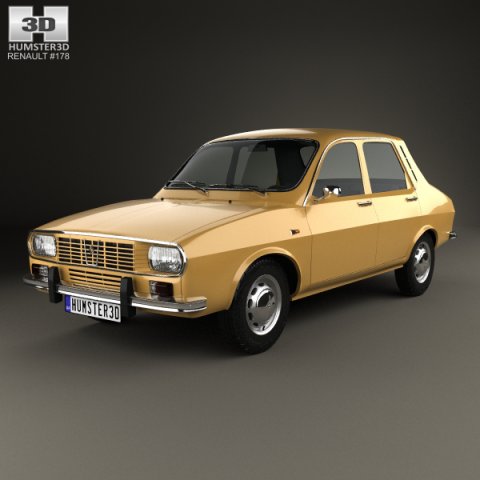 Renault 12 1969 3D Model