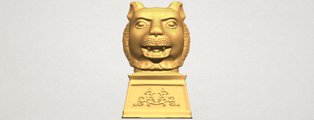 Chinese Horoscope of Tiger 02 3D Model