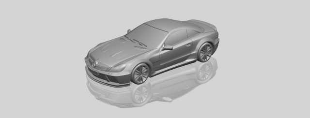 Mercedes AMG Black Series 3D Model
