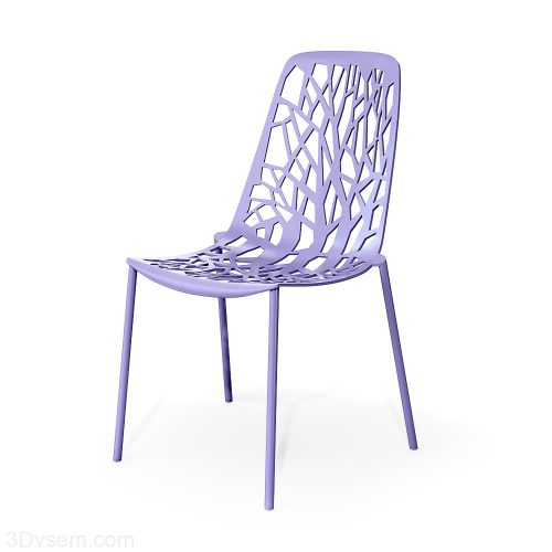Blue Plastic Highchair