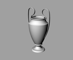 European Champions League Cup 3D Model