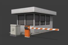 Security Booth 3D Model