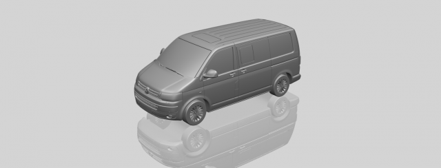 VW T5 GP Multivan 3D Model