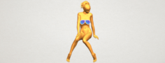 Naked Girl E01 3D Model