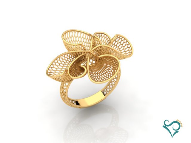 Gold ring without diamond engagement ring printable 3D print model 3D Model