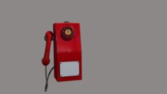Emergency Phone 3D Model