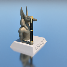 PEN HOLDER ANUBIS 3D Model