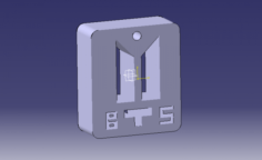 BTS 3D shield 3D Model