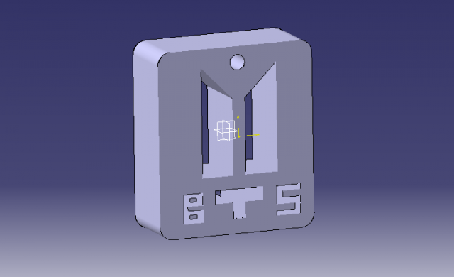 BTS 3D shield 3D Model