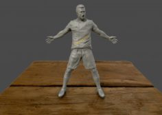 Christiano Ronaldo celebration juventus kit 2019 3D print model 3D Model