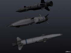 Hypersonic Missile 3D Model