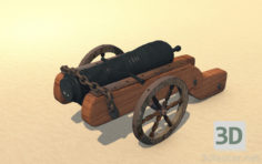 3D-Model 
Garmata (cannon) Cossack (real, original)