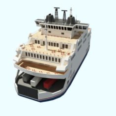 Yacht new 3D Model