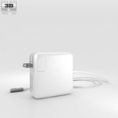 Apple 60W MagSafe Power Adapter 3D Model