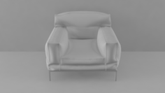 Sofa for1 3D Model
