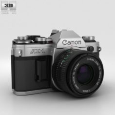 Canon AE-1 3D Model