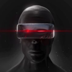 Black Face – man Free 3D Model