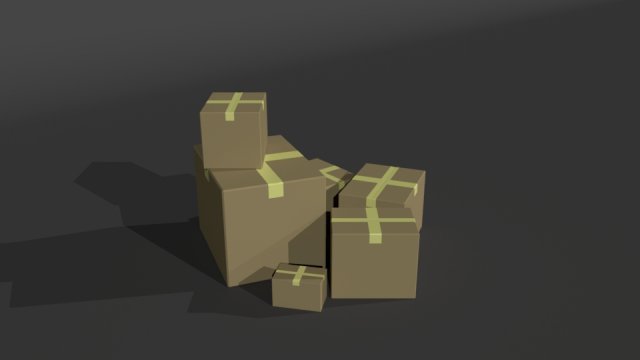 Boxes 3D Model