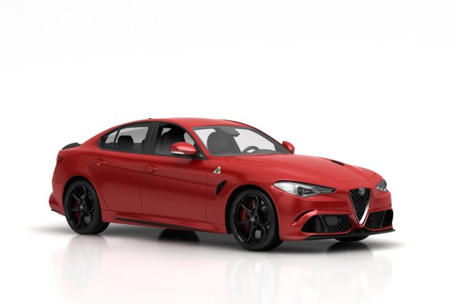 Alfa Romeo Giulia Quadrifoglio 2018 3D Model