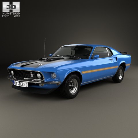  Ford Mustang Mach modelo 3d