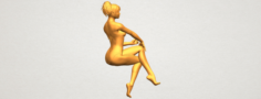 Naked Girl H02 3D Model