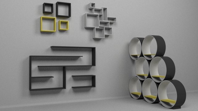 Shelves 3D Model