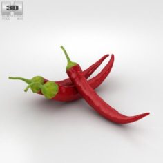 Chili Pepper 3D Model