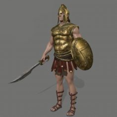 Spartan GladiatorArmor 3D Model