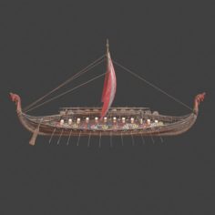 Medieval ship 3D Model