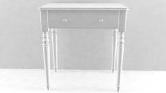 Table with Drawer 3D Model