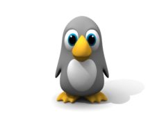 Cartoon Penguin 3D Model