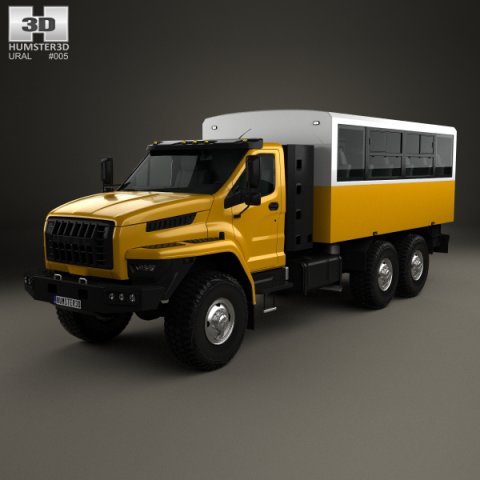 Ural Next Crew Truck 2016 3D Model