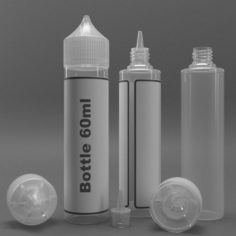 Bottle 60ml type1 3D Model