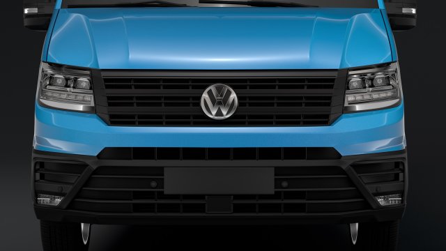 VW Crafter L4H3 Van 2018 3D Model