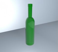 Bordeaux type bottle Free 3D Model
