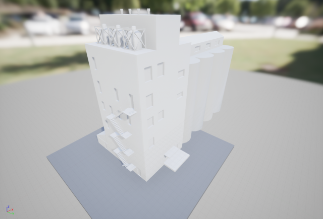 Silo Free 3D Model