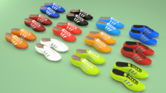 Football boots footwear shoes 3D Model
